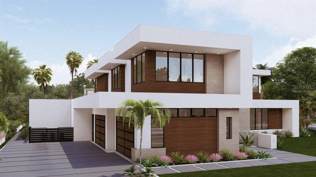 Front exterior of a new home in , Orlando, FL, highlighting curb appeal (Image 10).