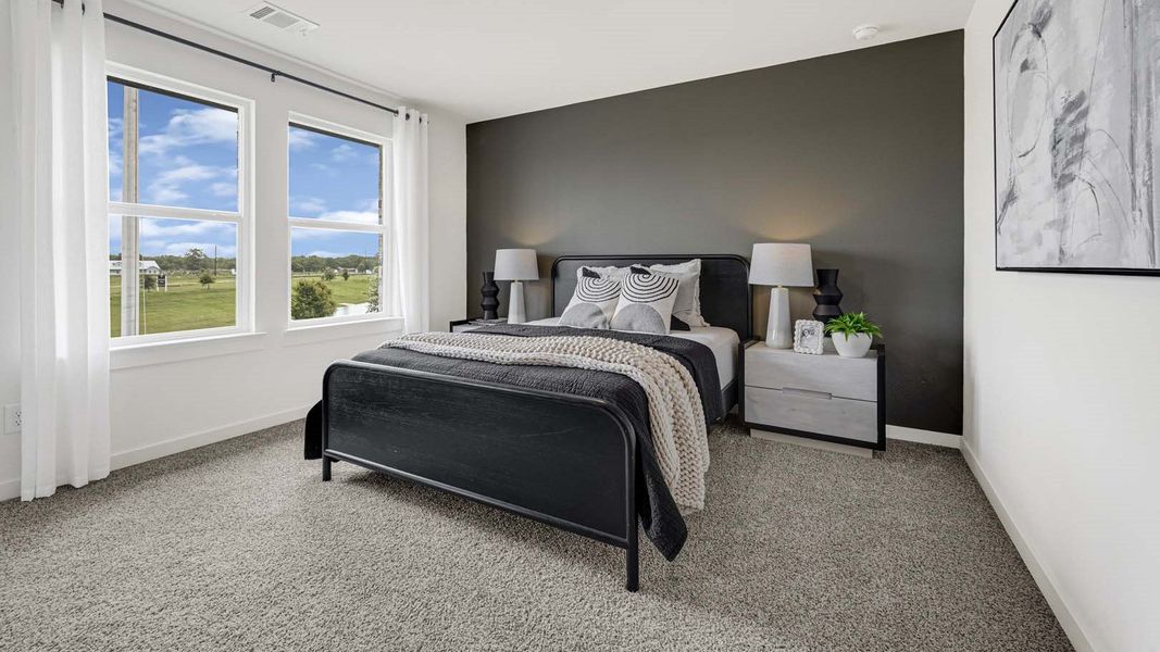 Furnished interior view inside a new home in Evergreen, Rosenberg (Image 4). Furnished interior view inside a new home in Evergreen, Rosenberg (Image 4).