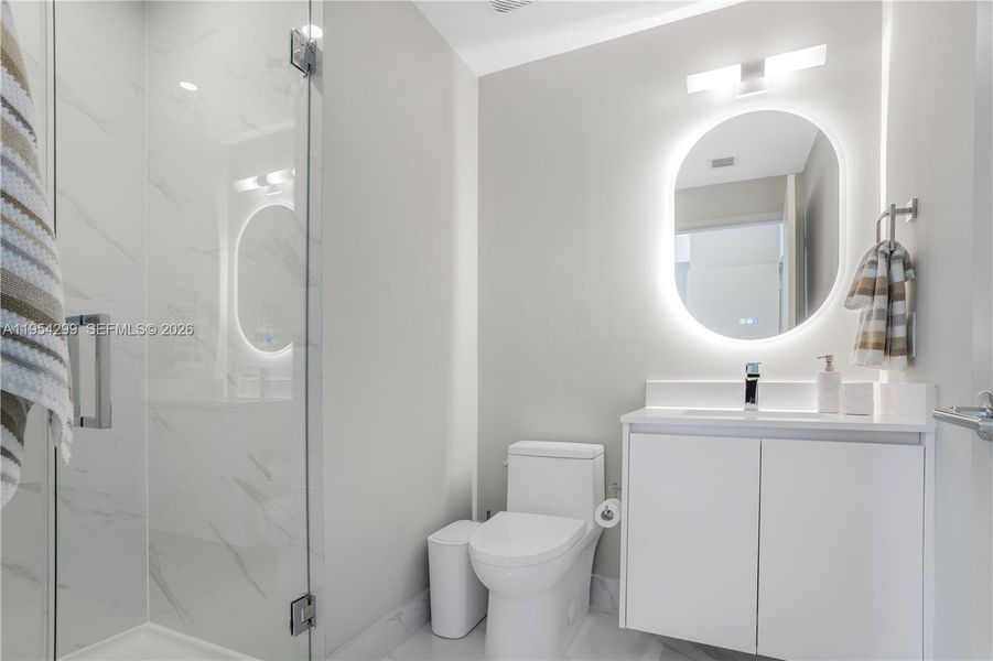 Furnished interior view inside a new home in , Miami (Image 44).