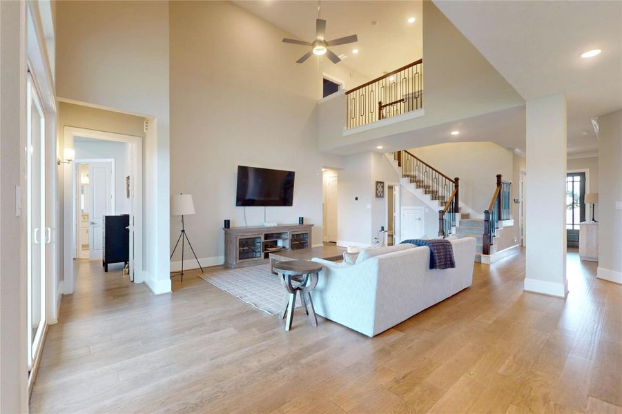 Furnished interior view inside a new home in Cane Island - 65' Homesites, Katy (Image 10).