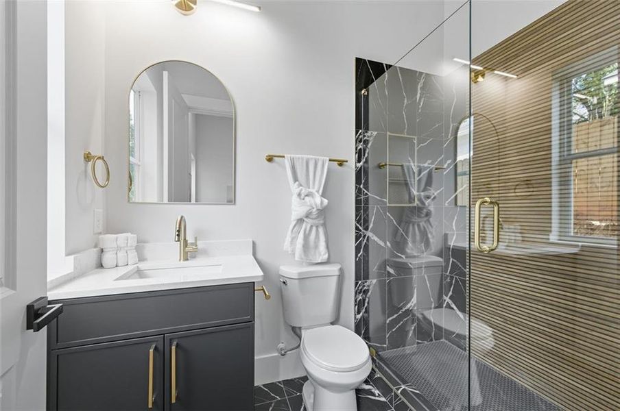 Furnished interior view inside a new home in , Atlanta (Image 16). Furnished interior view inside a new home in , Atlanta (Image 16).