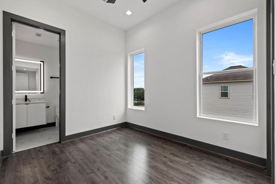 Spacious, unfurnished interior of a new home in , Houston (Image 15). Spacious, unfurnished interior of a new home in , Houston (Image 15).