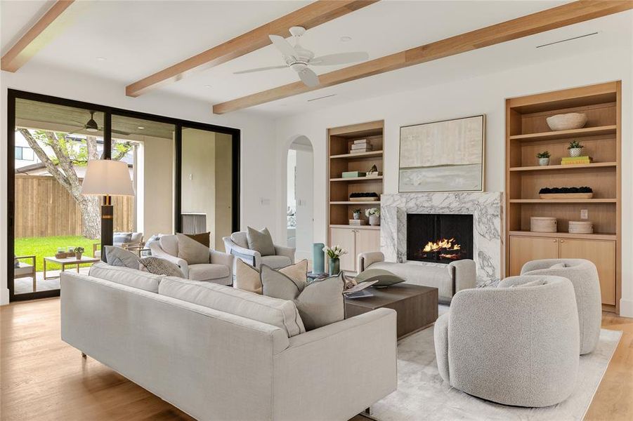 Furnished interior view inside a new home in , Dallas (Image 11).