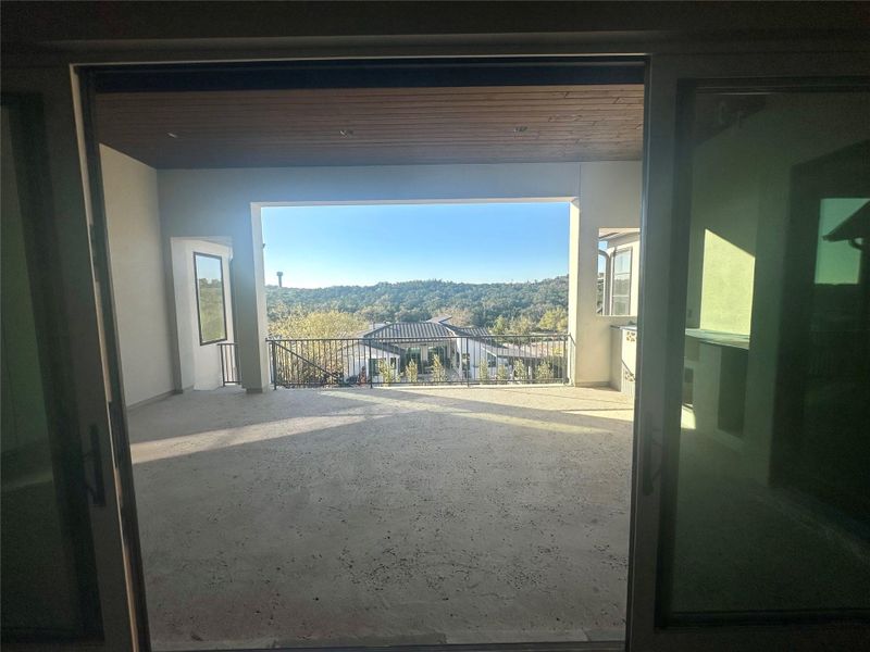 Exterior details and patio area of a home in , Austin (Image 3). Exterior details and patio area of a home in , Austin (Image 3).