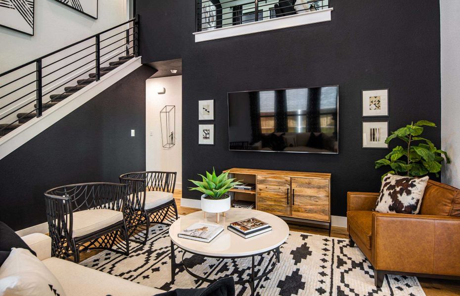 Representative Family Room - some options shown