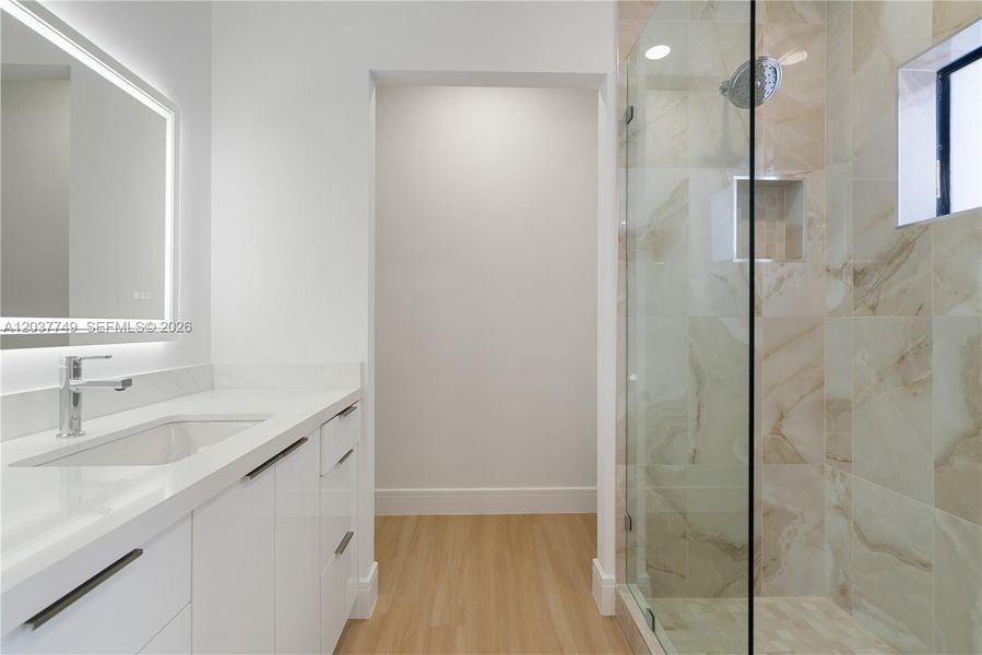 Furnished interior view inside a new home in , Key Largo (Image 8).