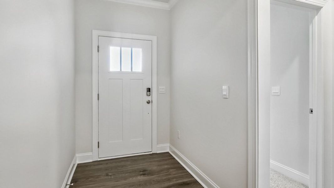 Representative unfurnished interior of a home built from the STELLA by D.R. Horton in Horton Park, Apex (Image 16). Representative unfurnished interior of a home built from the STELLA by D.R. Horton in Horton Park, Apex (Image 16).