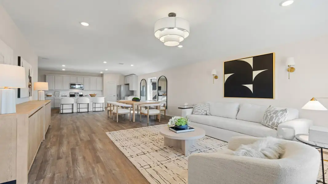 Furnished interior view inside a new home in Sunterra Lakes, Brookshire (Image 25).
