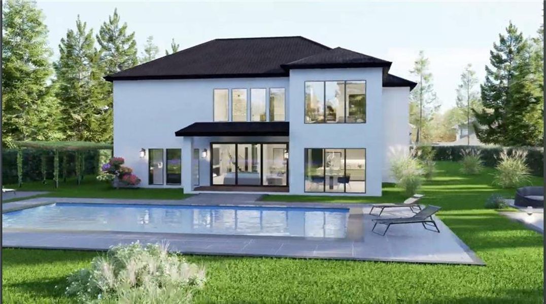 Exterior details and patio area of a home in , Conyers (Image 3). Exterior details and patio area of a home in , Conyers (Image 3).