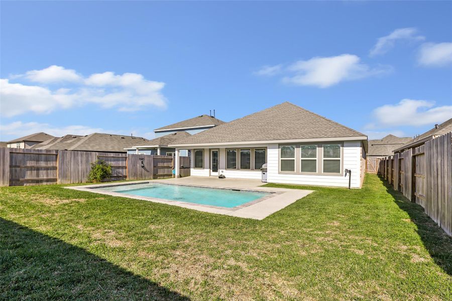 Rear home and property view. Great side yard space as well. Rear home and property view. Great side yard space as well.