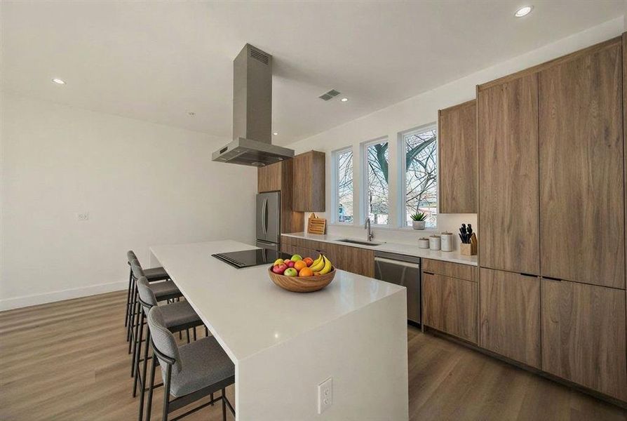 Furnished interior view inside a new home in , Dallas (Image 6).