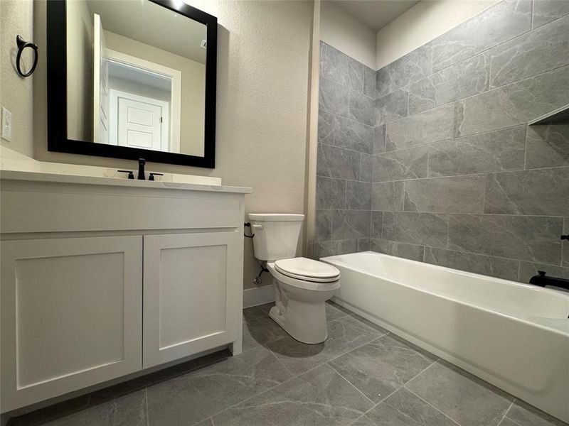 Furnished interior view inside a new home in Coyote Crossing, Godley (Image 4).