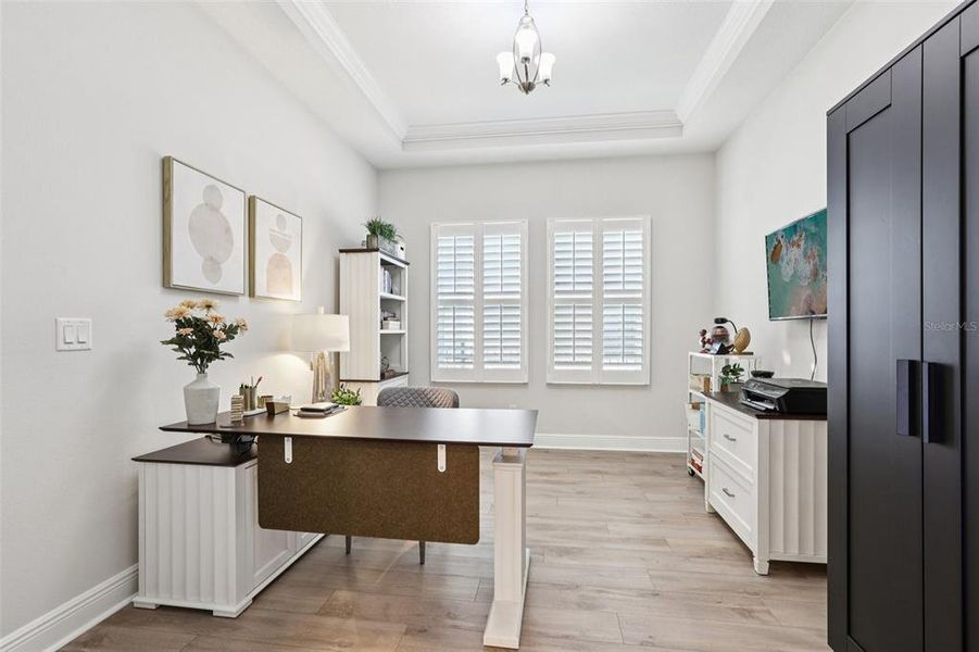 Furnished interior view inside a new home in , San Antonio (Image 70).