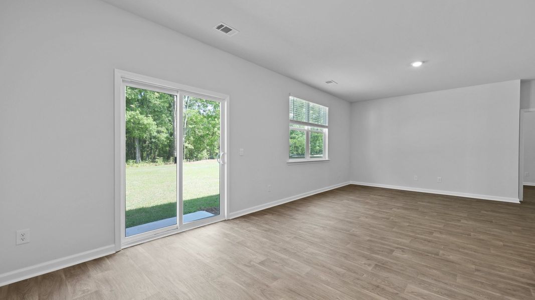 Representative unfurnished interior of a home built from the ELLE by D.R. Horton in Ferry Grove, Lexington (Image 11). Representative unfurnished interior of a home built from the ELLE by D.R. Horton in Ferry Grove, Lexington (Image 11).