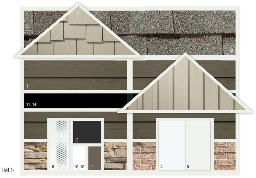 SP 154 Exterior Color Scheme SP 154 Exterior Color Scheme