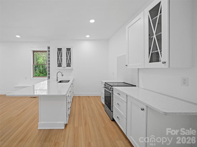 Kitchen in finished basement