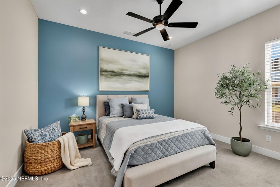 Furnished interior view inside a new home in Seven Pines, Jacksonville (Image 48). Furnished interior view inside a new home in Seven Pines, Jacksonville (Image 48).
