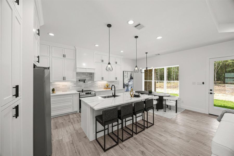 Furnished interior view inside a new home in , Dayton (Image 10).