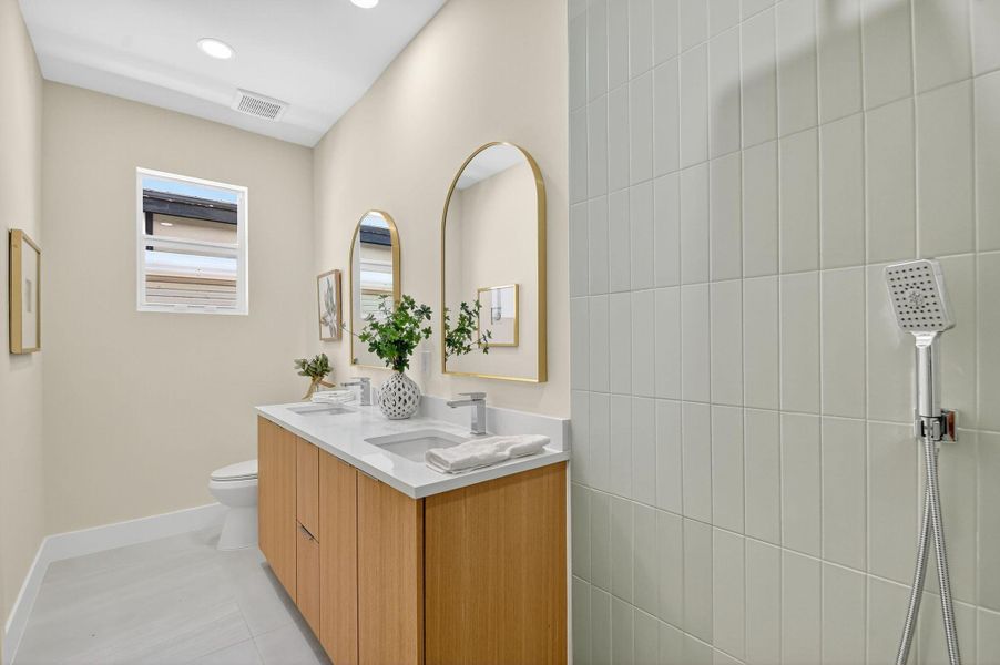 Furnished interior view inside a new home in , Jupiter (Image 54).