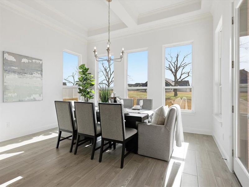 Furnished interior view inside a new home in , Granbury (Image 22).