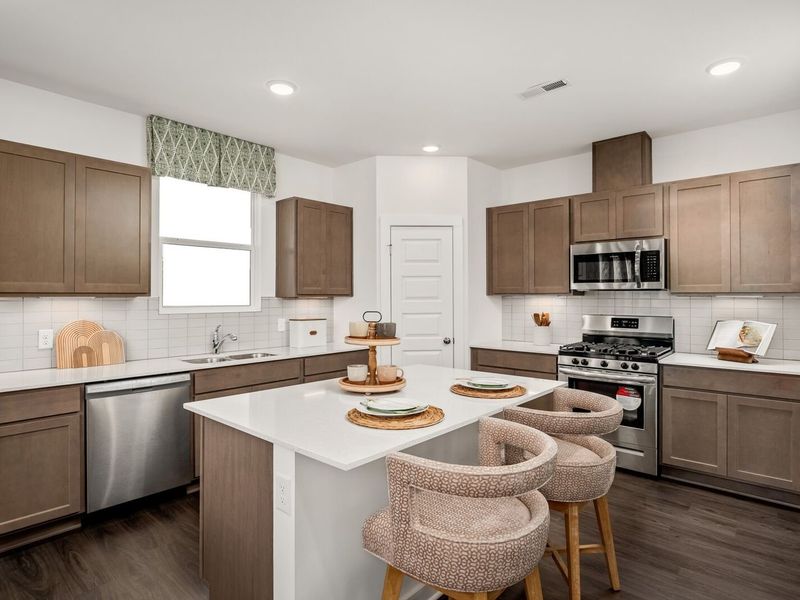 Furnished interior view inside a new home in Sage Farms, White House (Image 14).