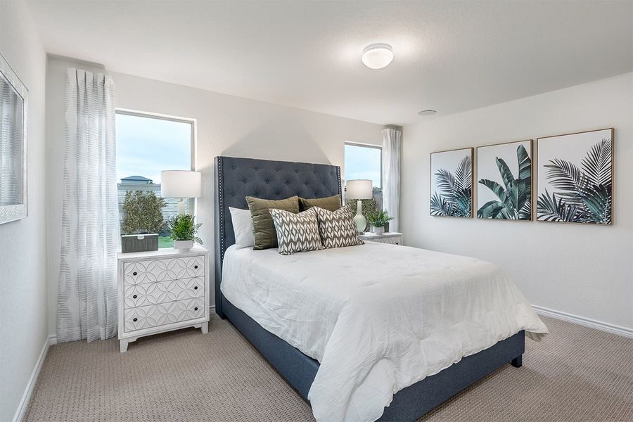 Representative furnished interior of a home built from the 1243 Modeled by KB Home in Legend Heights, New Braunfels (Image 7).