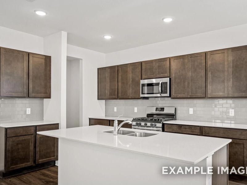 Representative furnished interior of a home built from the The Grayson A by Davidson Homes LLC in Sage Farms, White House (Image 9).