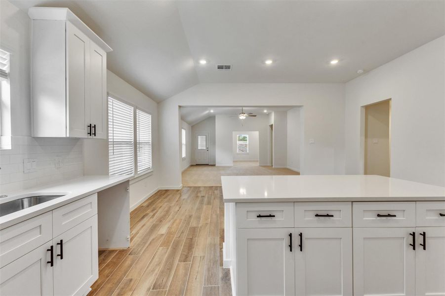 Furnished interior view inside a new home in , Angleton (Image 13).