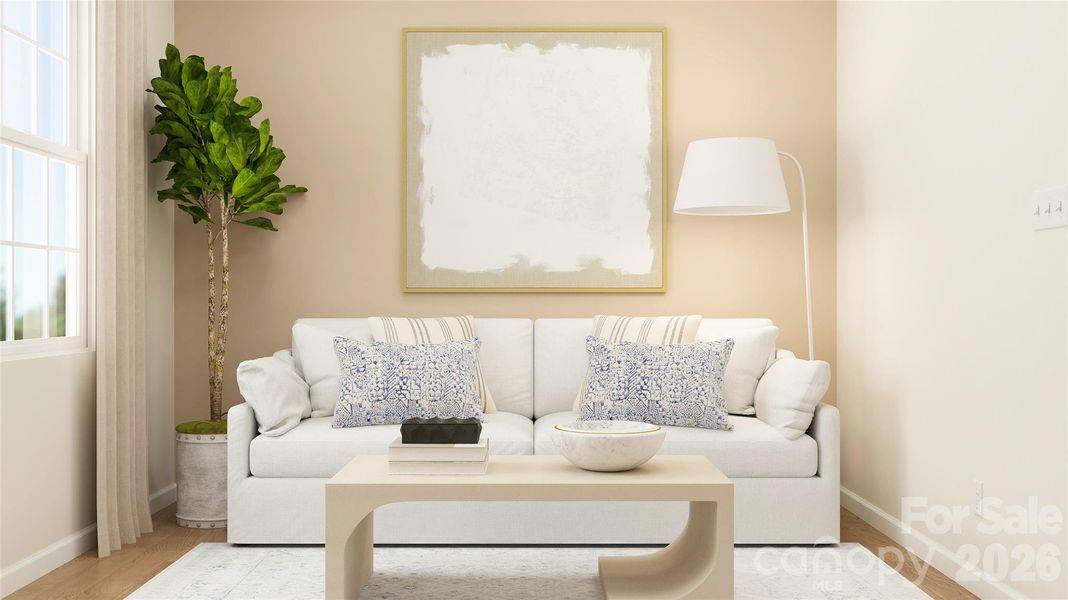 Furnished interior view inside a new home in Redhawk, Belmont (Image 15).