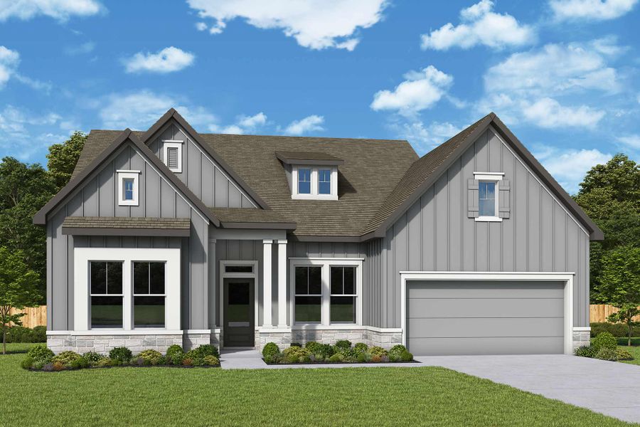 Representative exterior photo of a completed home built from the The Graystone by David Weekley Homes in Heritage Green – The Signature Collection, Columbia, TN (Image 12). Representative exterior photo of a completed home built from the The Graystone by David Weekley Homes in Heritage Green – The Signature Collection, Columbia, TN (Image 12).