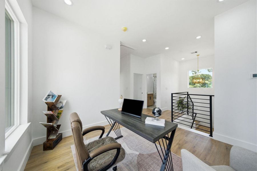 Furnished interior view inside a new home in , Houston (Image 5).