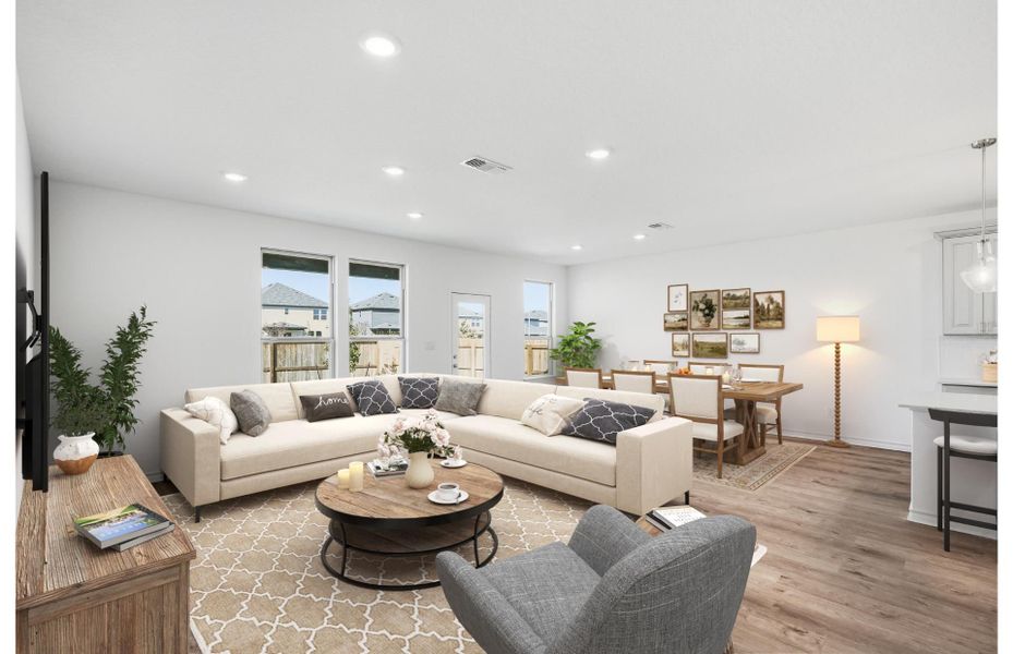 Representative furnished interior of a home built from the Keller by Pulte Homes in Dove Song, Marion (Image 11). Representative furnished interior of a home built from the Keller by Pulte Homes in Dove Song, Marion (Image 11).