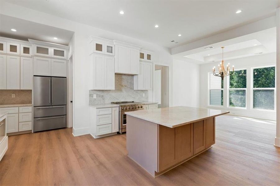 Furnished interior view inside a new home in , Canton (Image 11).