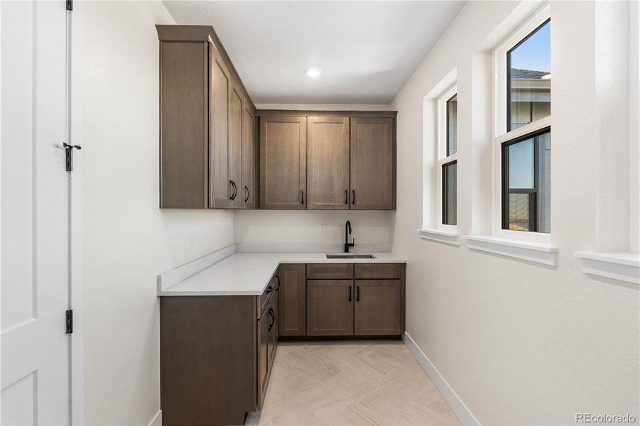 Furnished interior view inside a new home in Autograph at Lyric, Lone Tree (Image 39).
