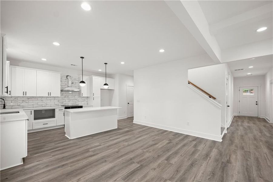 Furnished interior view inside a new home in , Clarkesville (Image 11). Furnished interior view inside a new home in , Clarkesville (Image 11).