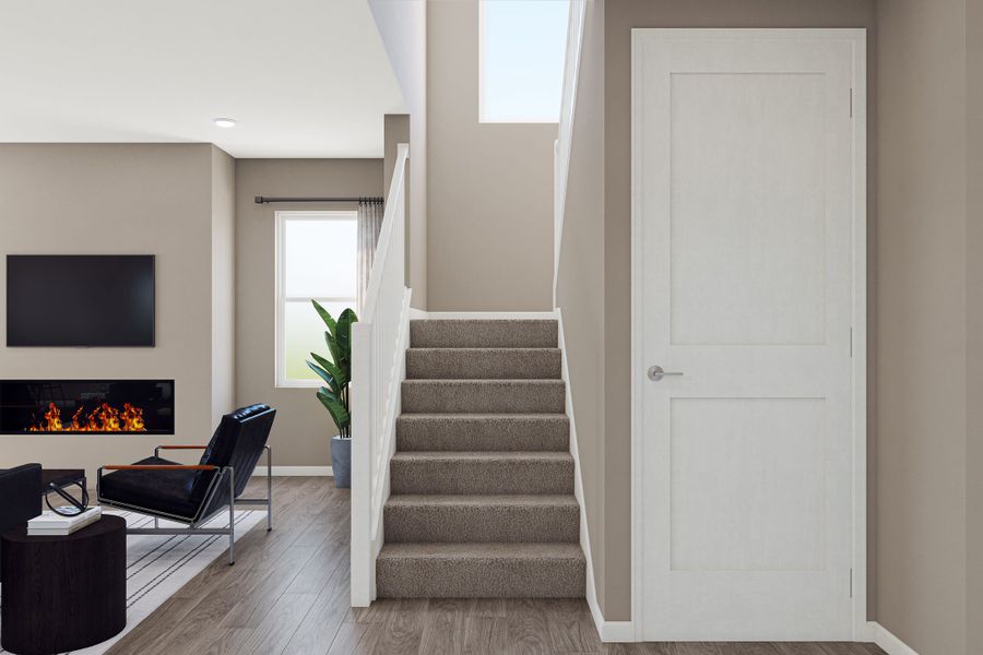 Representative furnished interior of a home built from the 3205 by Tri Pointe Homes in The Aurora Highlands, Aurora (Image 20). Representative furnished interior of a home built from the 3205 by Tri Pointe Homes in The Aurora Highlands, Aurora (Image 20).