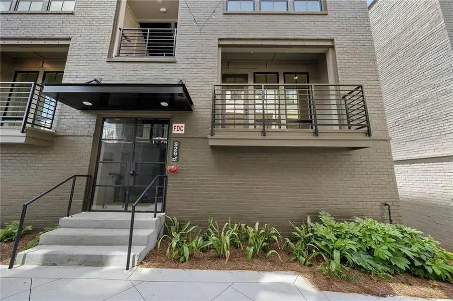 Exterior details and patio area of a home in , Atlanta (Image 15).