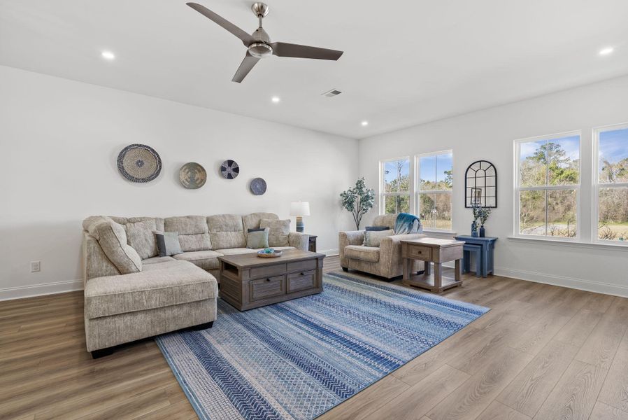 Furnished interior view inside a new home in , Summerville (Image 9).