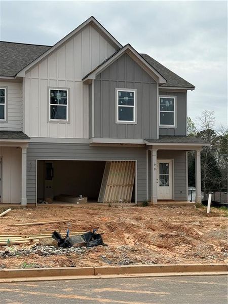 In-progress construction of a new home in , Dawsonville, GA (Image 17).