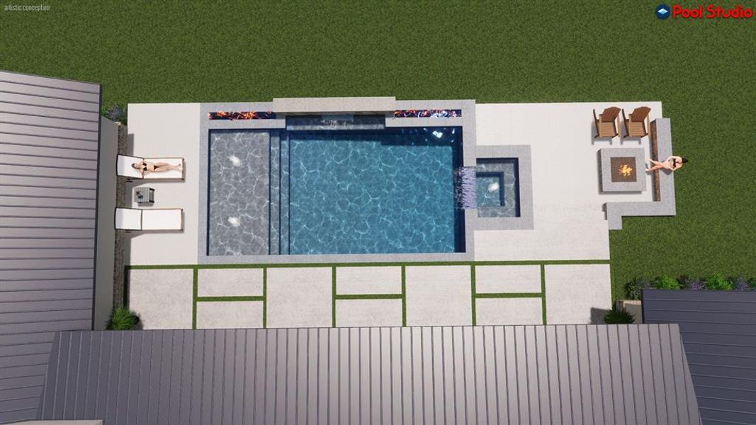 Exterior rendering of this home design in , Graford, TX (Image 5). Exterior rendering of this home design in , Graford, TX (Image 5).