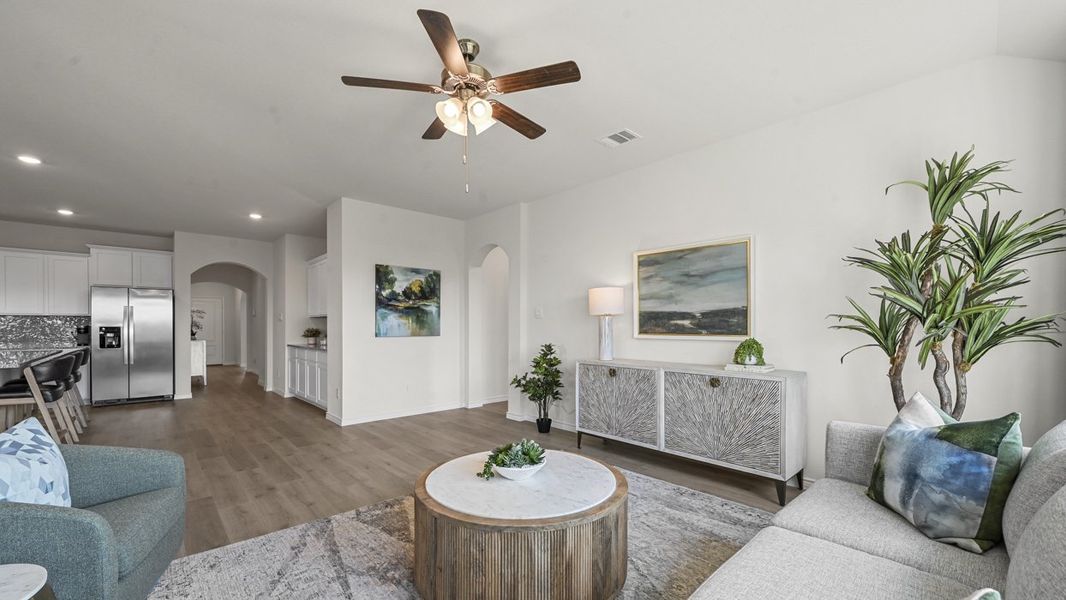 Furnished interior view inside a new home in Elevon, Lavon (Image 12).