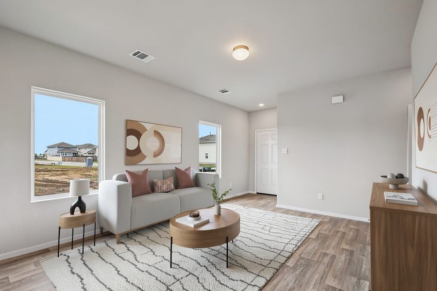 Furnished interior view inside a new home in Hymeadow, Maxwell (Image 4).