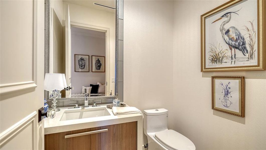 Furnished interior view inside a new home in , Longboat Key (Image 16). Furnished interior view inside a new home in , Longboat Key (Image 16).