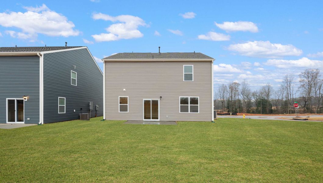 Exterior details and patio area of a home in Hunters Ridge, Woodruff (Image 20).