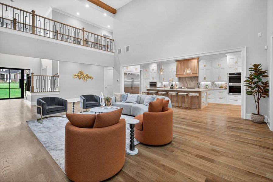 Furnished interior view inside a new home in , Newnan (Image 11).