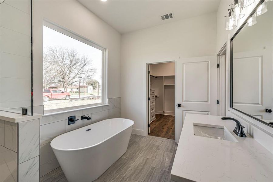 Furnished interior view inside a new home in , Ferris (Image 5). Furnished interior view inside a new home in , Ferris (Image 5).