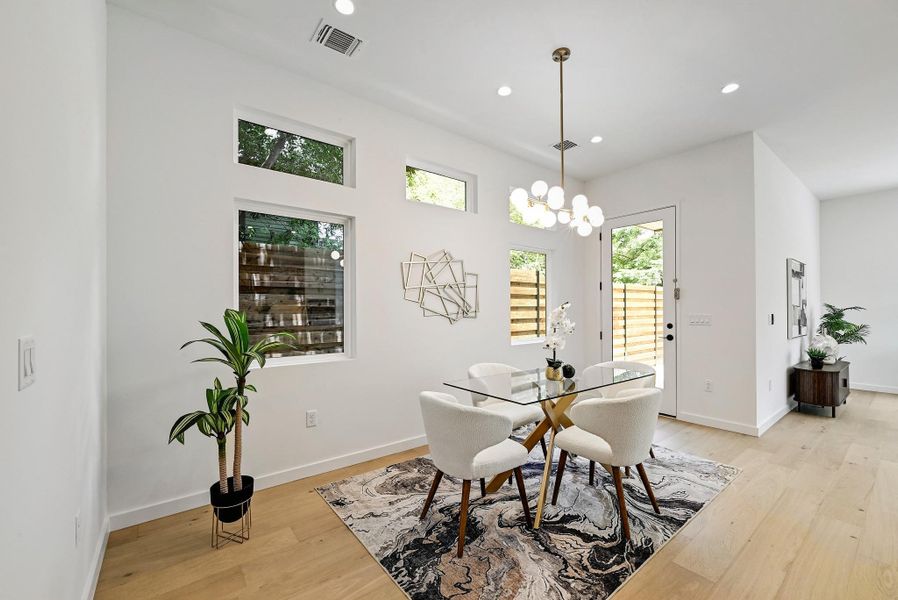 Furnished interior view inside a new home in , Austin (Image 12).