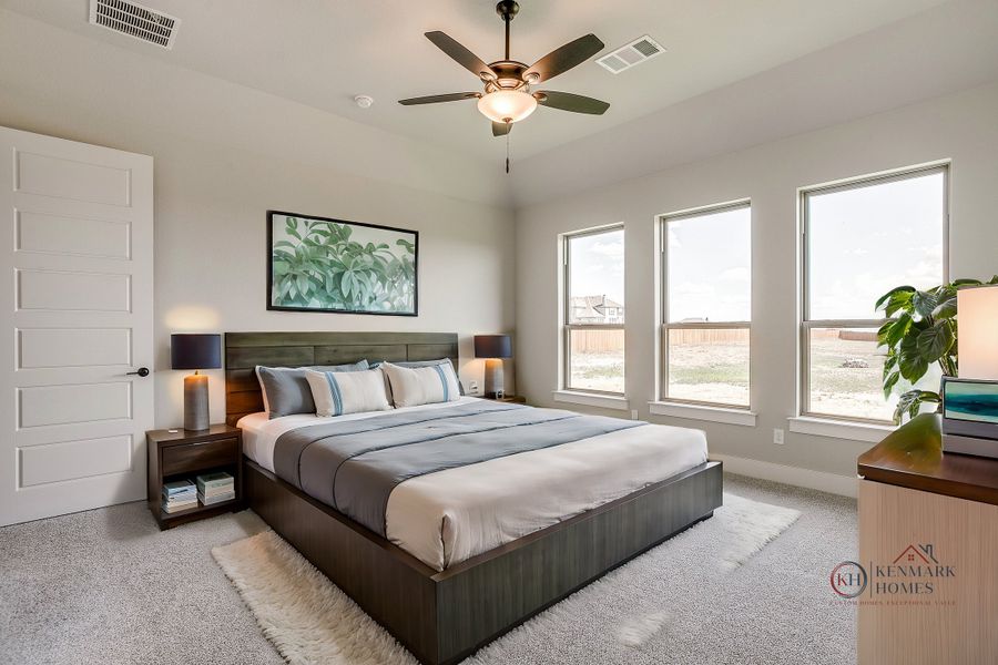 Representative furnished interior of a home built from the The Abilene by Kenmark Homes in Coyote Crossing, Godley (Image 10). Representative furnished interior of a home built from the The Abilene by Kenmark Homes in Coyote Crossing, Godley (Image 10).