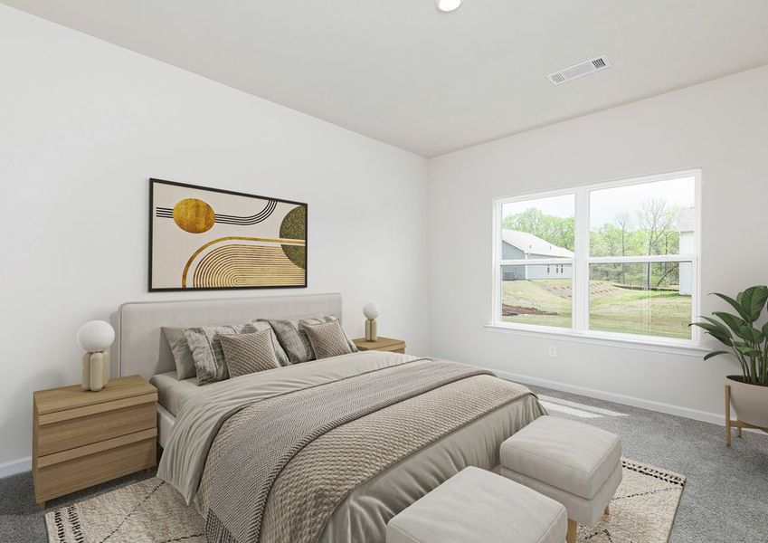 Representative furnished interior of a home built from the Blanco by LGI Homes in Lake Preserve at Jackson Trail, Jefferson (Image 5).