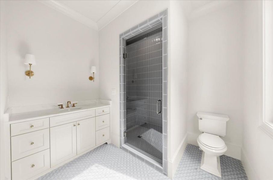 Furnished interior view inside a new home in , Canton (Image 12).